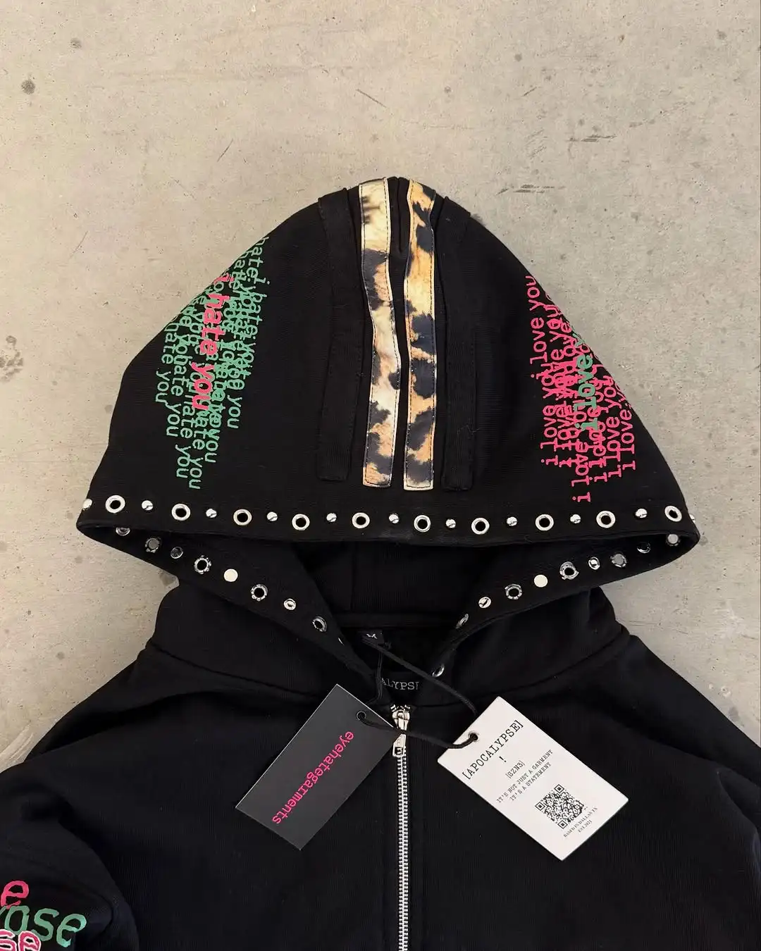 Eyehategarment Street Fashion  - Street Fashion Zip Up Hoodie บทวิจารณ์และราคา