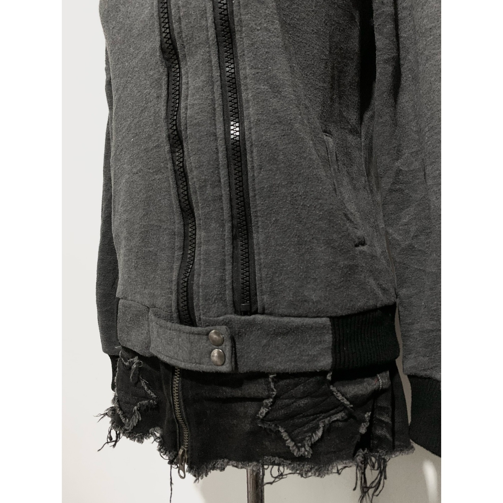 Vintage ancient style double z - Street Fashion Zip Up Hoodie บทวิจารณ์และราคา