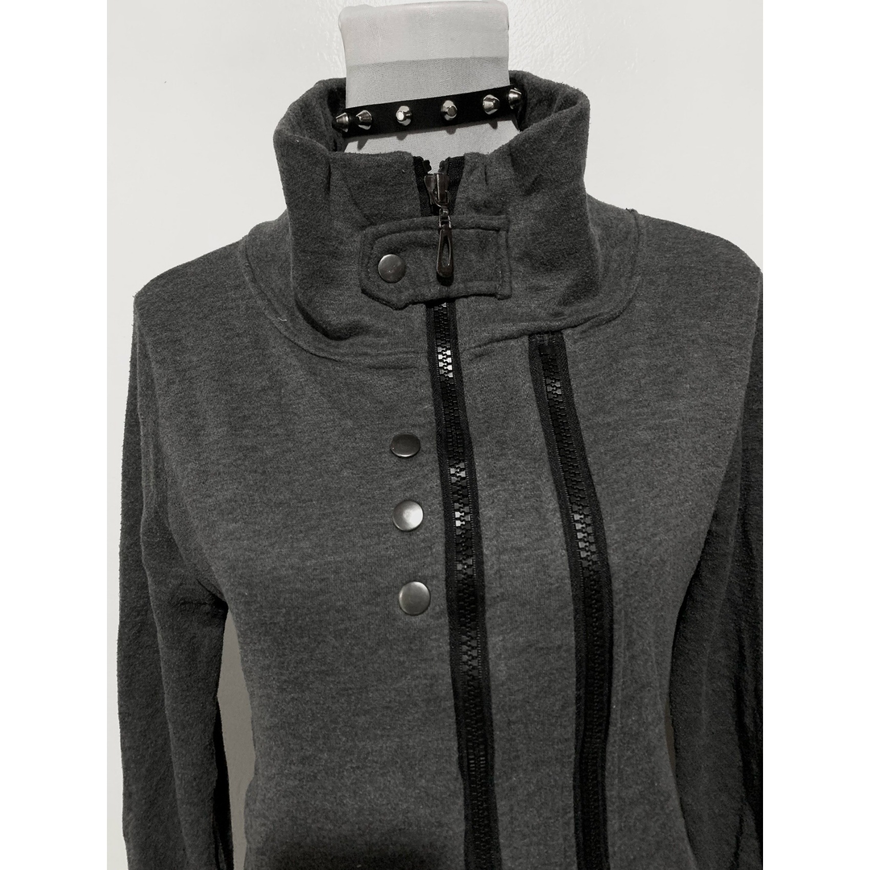 Vintage ancient style double z - Street Fashion Zip Up Hoodie บทวิจารณ์และราคา