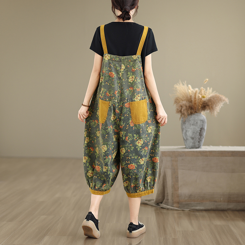 Fashion Print Floral Y2K Denim - Street Fashion Jeans Women บทวิจารณ์และราคา