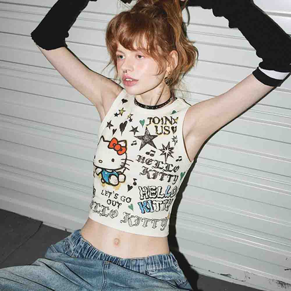Sanrio Hello Kitties Women's C - Street Fashion Anime บทวิจารณ์และราคา