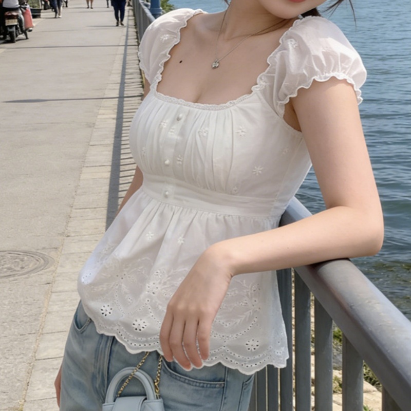 European summer new sweet lace - Street Fashion China Beautiful Girls บทวิจารณ์และราคา