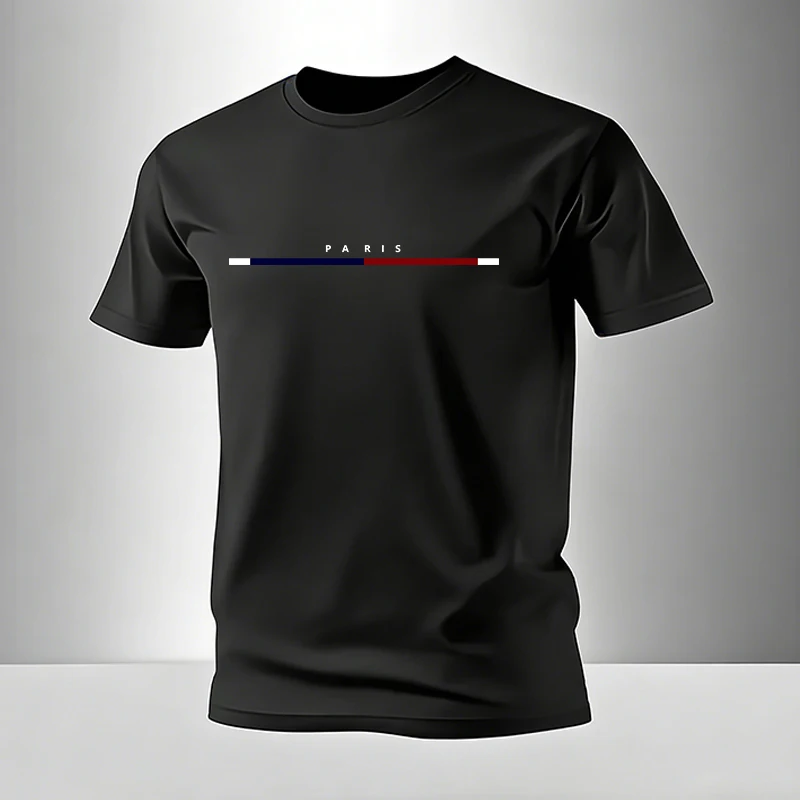 Men's Set T-shirt and Sweatpan - Street Fashion In Paris บทวิจารณ์และราคา
