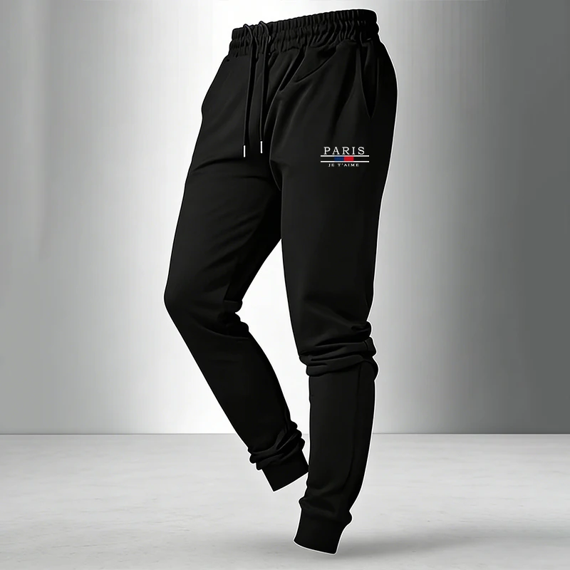 Men's Set T-shirt and Sweatpan - Street Fashion In Paris บทวิจารณ์และราคา