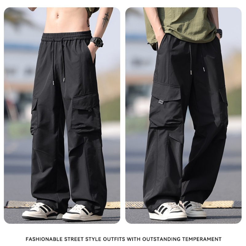 Streetwear Men's Baggy Cargo P - Street Fashion Baggy บทวิจารณ์และราคา