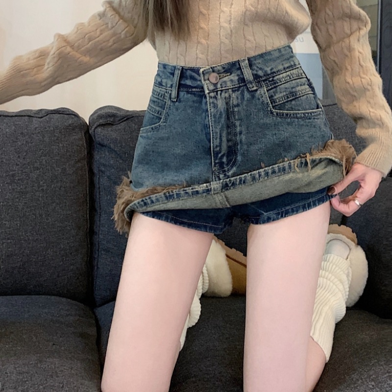Y2k Shorts Denim Shorts Summer - Street Fashion Jeans Women บทวิจารณ์และราคา