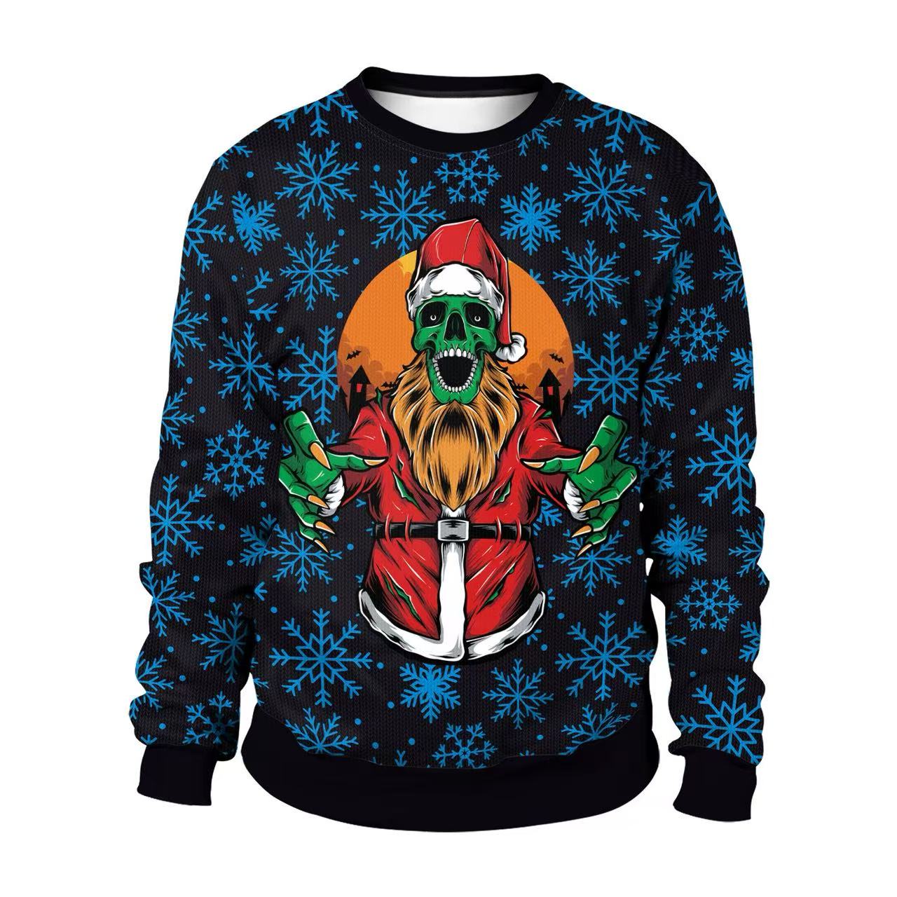 Farm Tractor Ugly Christmas Sw - Oversized Crewneck Fleece บทวิจารณ์และราคา