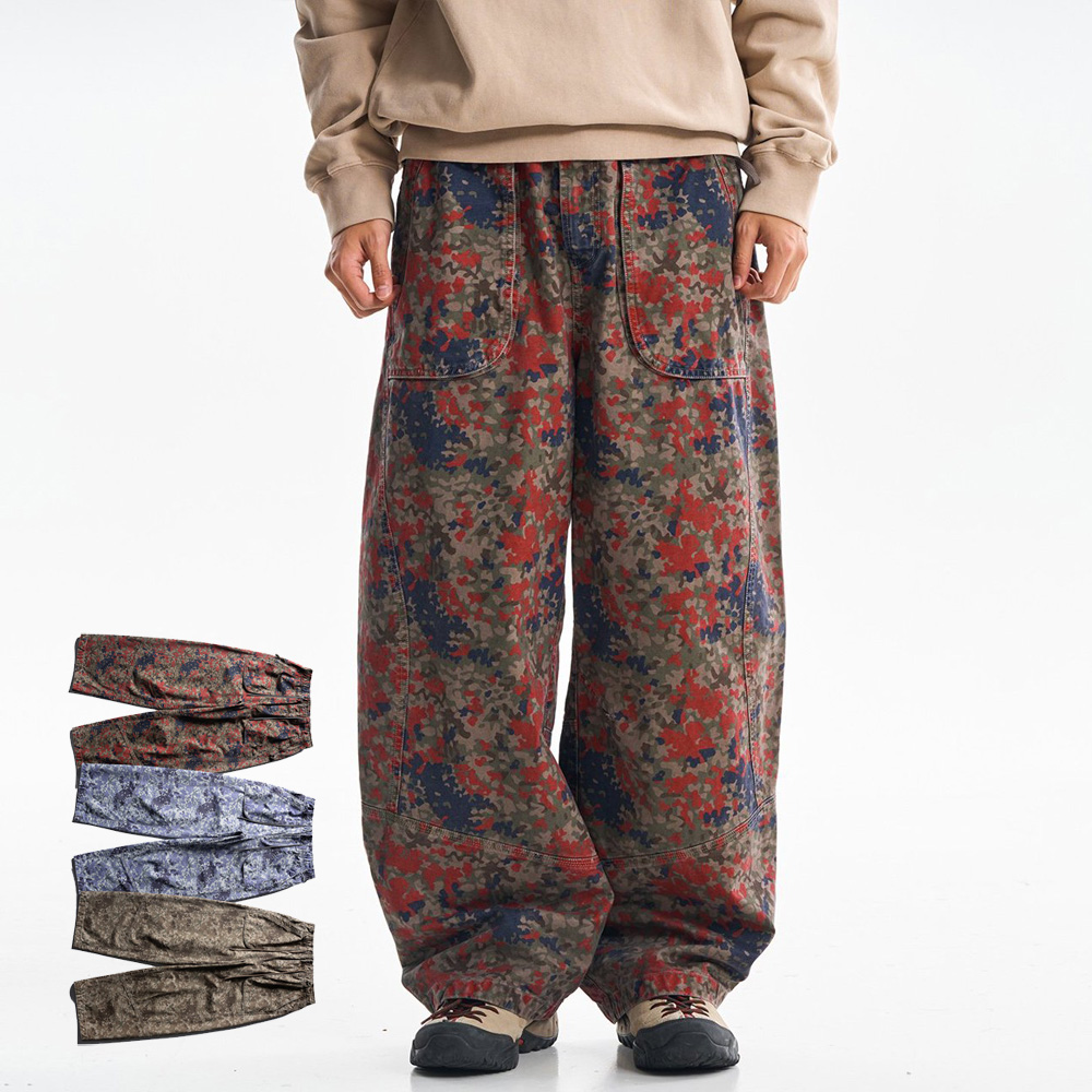 High Quality Print Cotton Carg - Street Fashion Baggy บทวิจารณ์และราคา