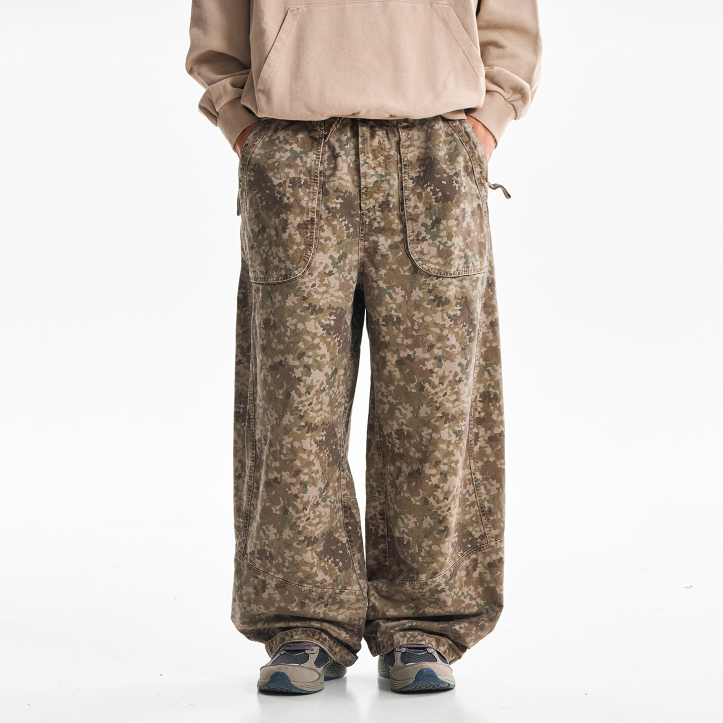 High Quality Print Cotton Carg - Street Fashion Baggy บทวิจารณ์และราคา
