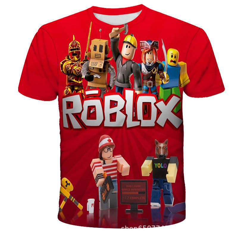 2026 Roblox kid T shirt Boys G - Street Fashion Roblox บทวิจารณ์และราคา