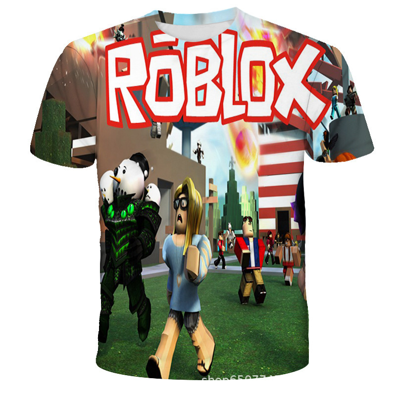 2026 Roblox kid T shirt Boys G - Street Fashion Roblox บทวิจารณ์และราคา