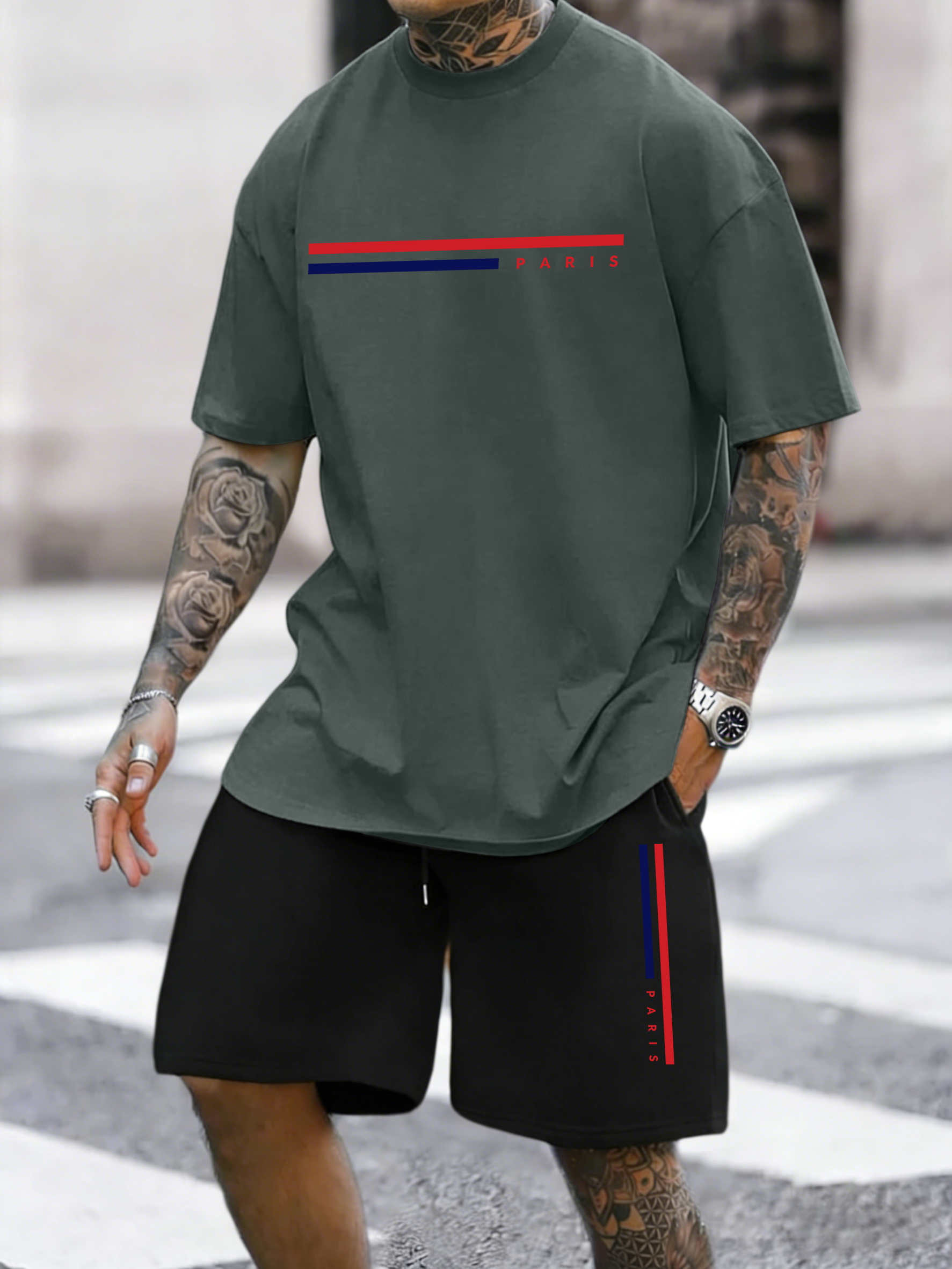 Paris Line Simple Pattern Summ - Street Fashion In Paris บทวิจารณ์และราคา