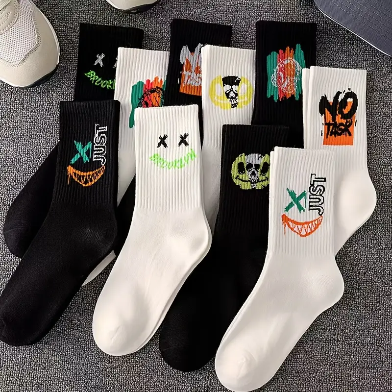 8 Pairs of Fashionable Graffit - Street Fashion Graffiti บทวิจารณ์และราคา