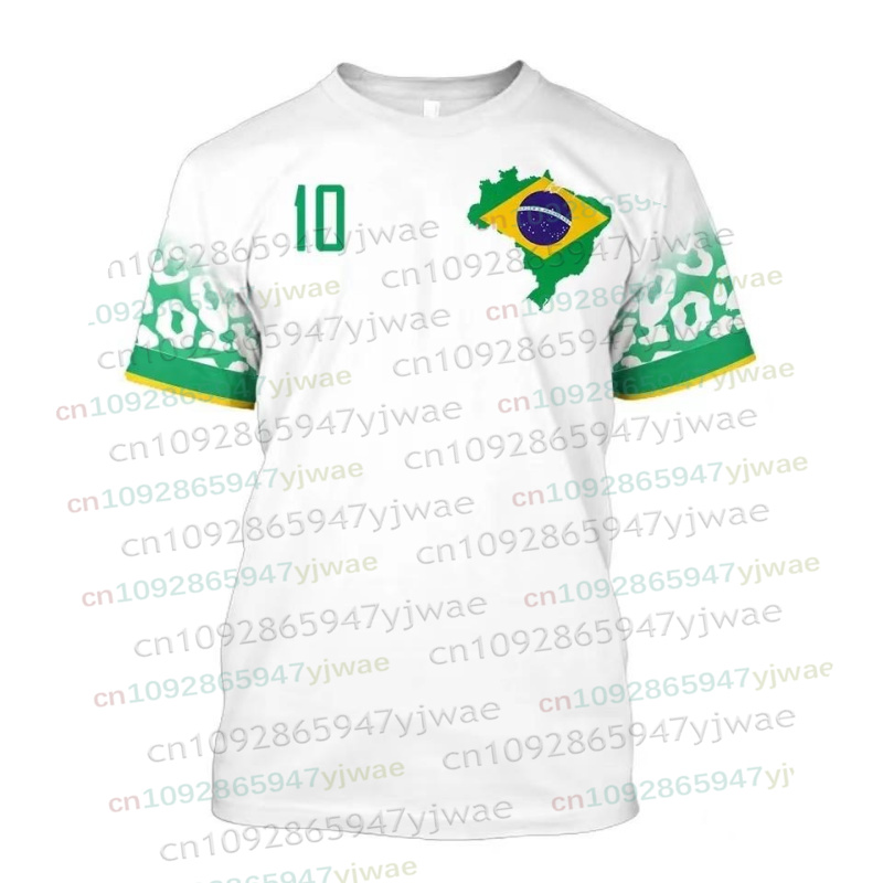 Brazil Flag Map 3D Print TShir - Street Fashion Brazil บทวิจารณ์และราคา