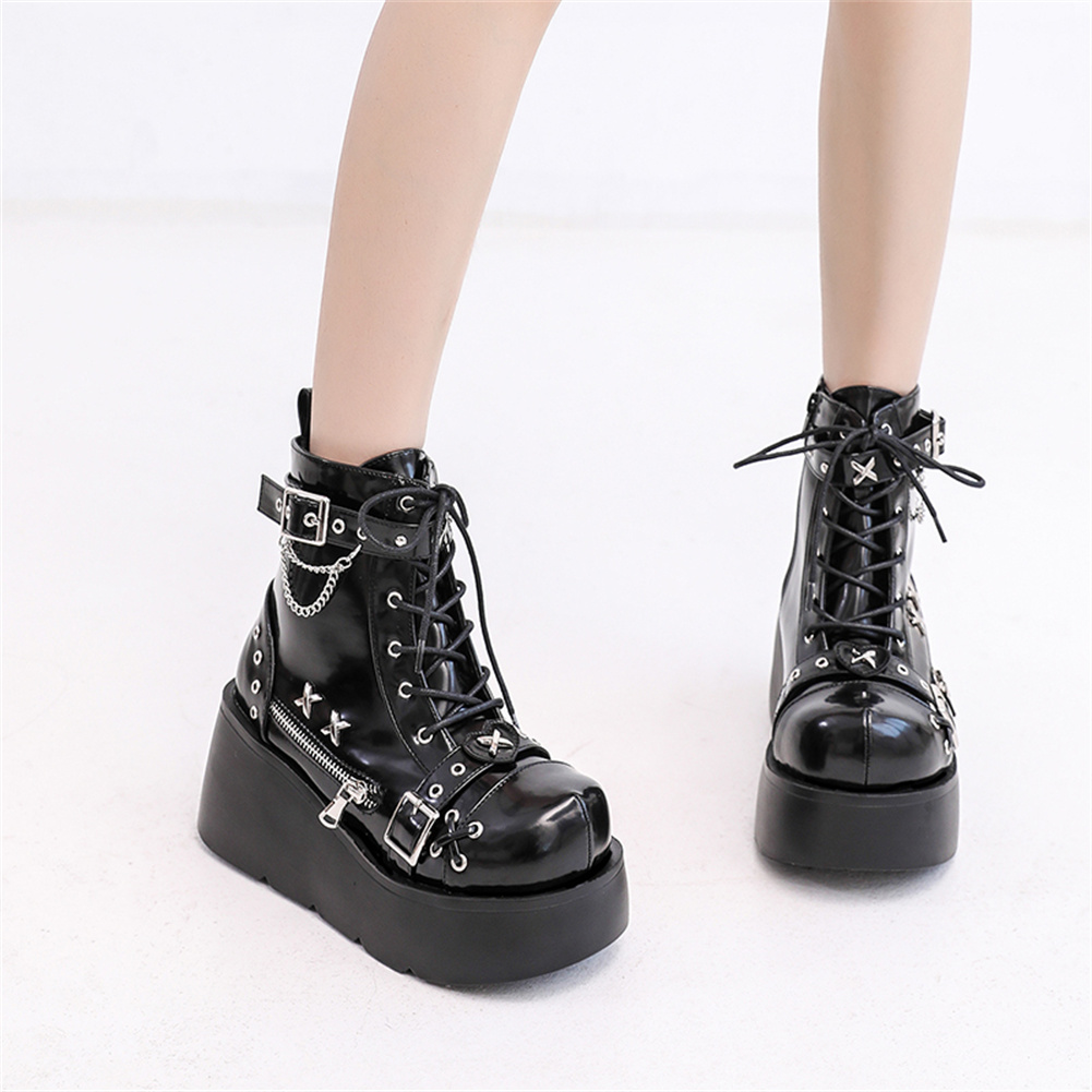 Brand New Ladies Goth Platform - Street Fashion Girl บทวิจารณ์และราคา