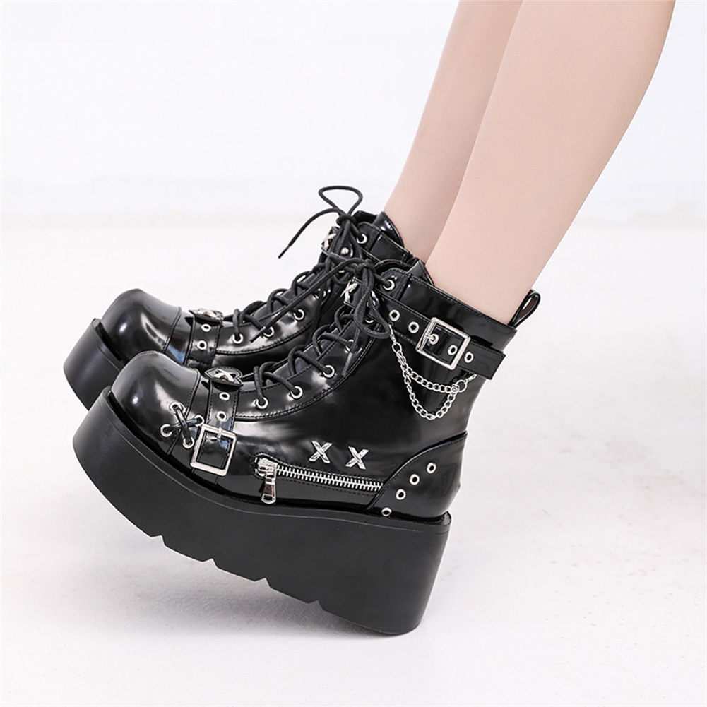 Brand New Ladies Goth Platform - Street Fashion Girl บทวิจารณ์และราคา