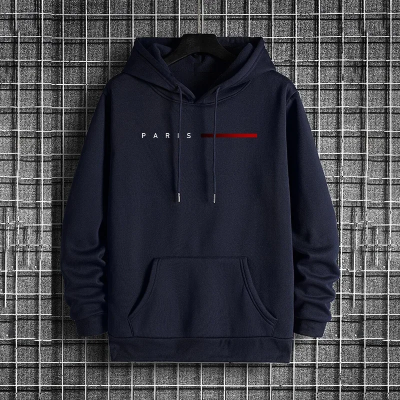 Trendy Mens Hooded Sweatshirt  - Street Fashion Paris 2025 บทวิจารณ์และราคา