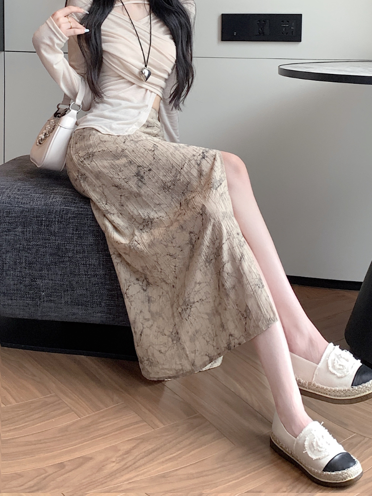 Print Skirts Women Vintage Sum - Street Fashion In Chinese บทวิจารณ์และราคา