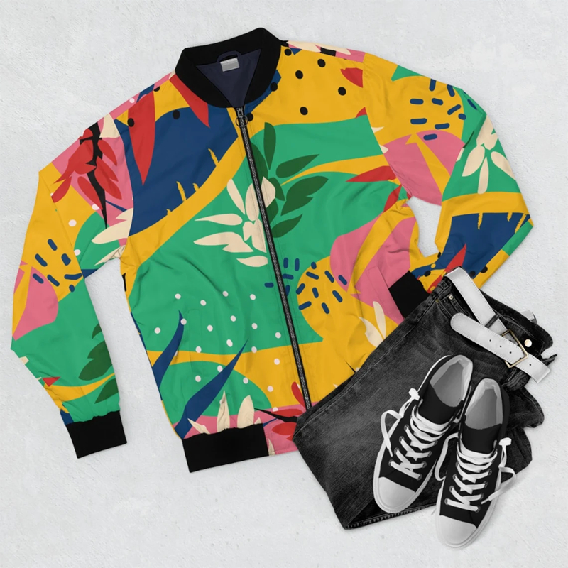 New Men's Jacket African Style - Street Fashion Graffiti บทวิจารณ์และราคา