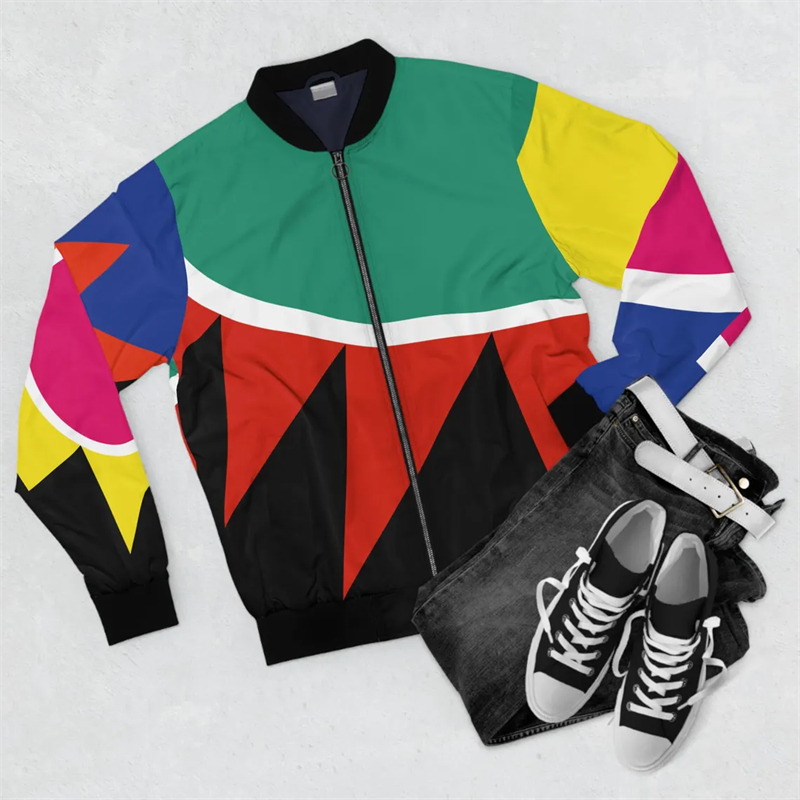 New Men's Jacket African Style - Street Fashion Graffiti บทวิจารณ์และราคา